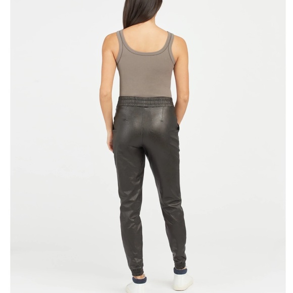 NWT- Spanx Leather Like Jogger - Picture 6 of 7